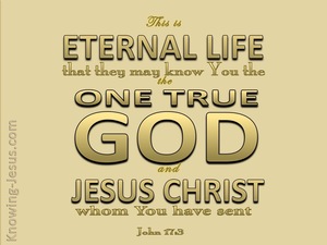 John 17:3